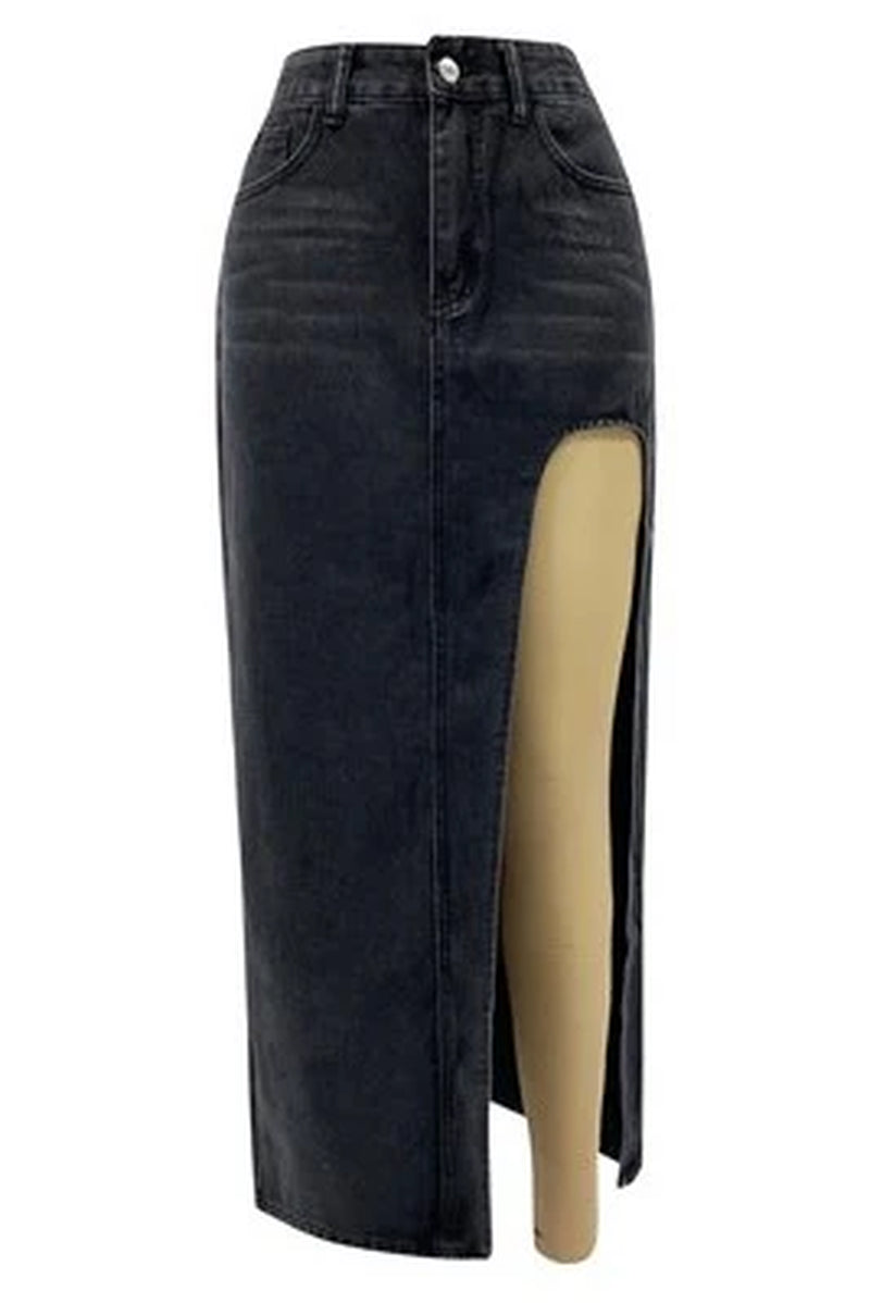 WOMEN FASHION DENIM SKIRT