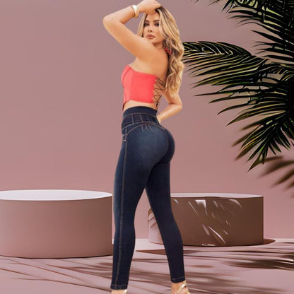 Mara Women'S Colombianos Push up Jeans - No Pocket - Bottom, Womenswear Big Girl Casual Jean