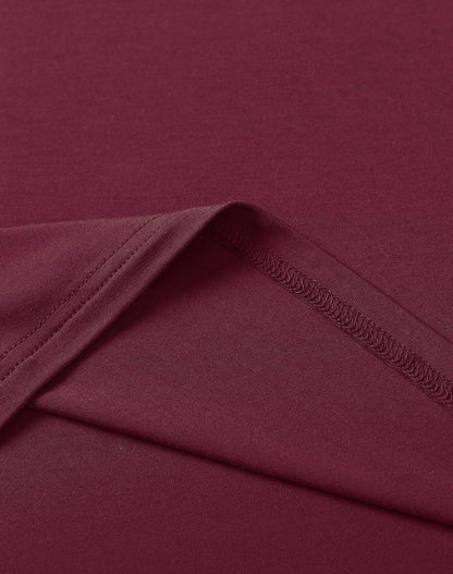 Men'S Viscose Nightshirt Short Sleeves Sleep Shirt